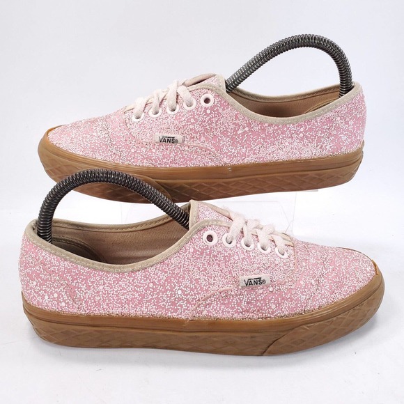 Vans Off the Wall Lace Up Athletic Shoe Womens Size 8 Mens 6.5 721278 Pink - Picture 6 of 9